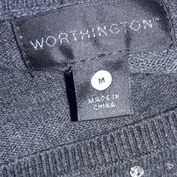 💙Worthington grey sweater - Picture 6 of 7